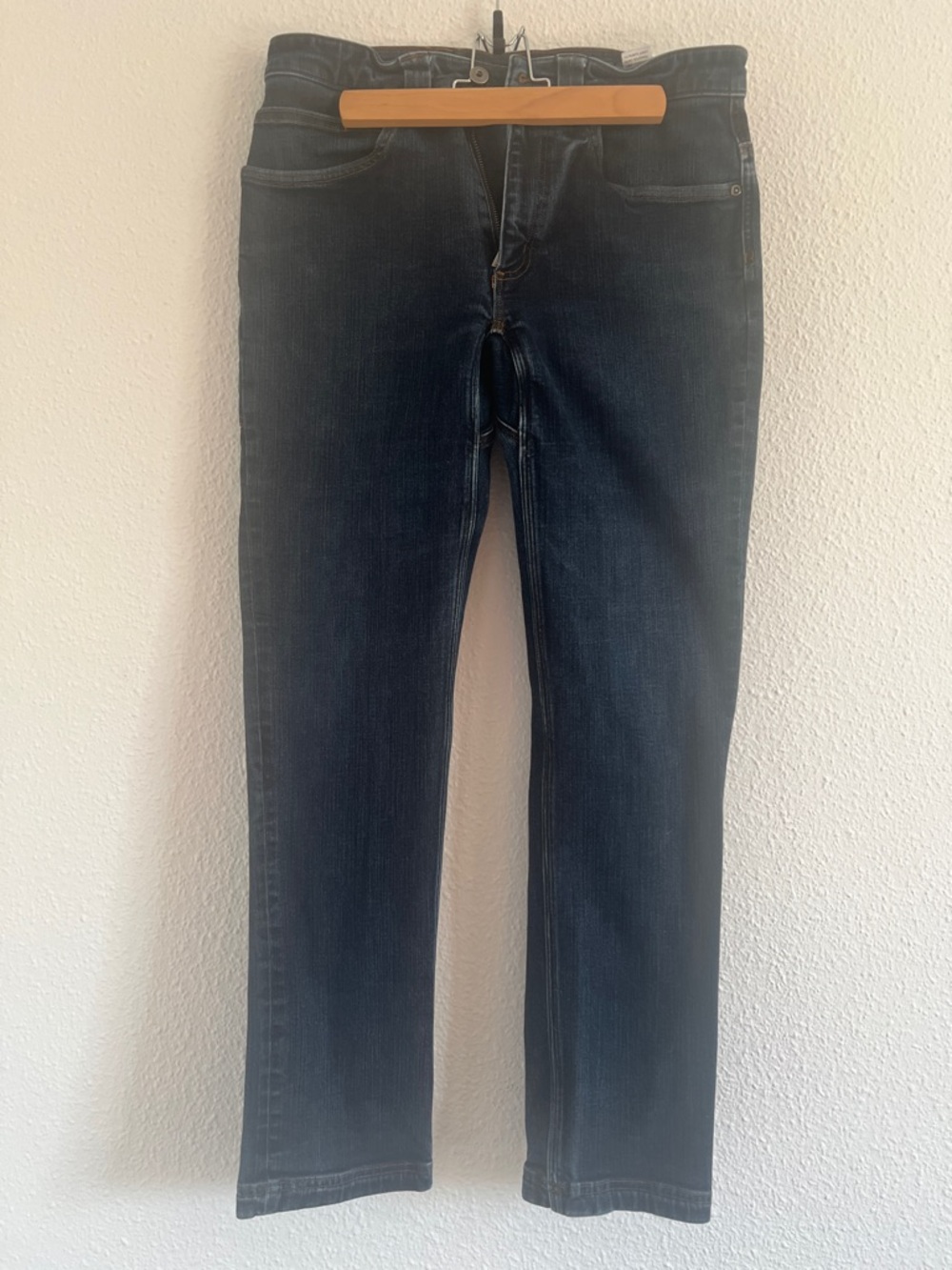 Duluth Trading Co. Dark Wash Straight Leg Jeans